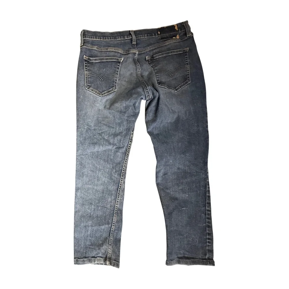 Levi's 511 Slim Fit Jeans Mens 34x29 Blue Red Tab Stretch Denim Pants